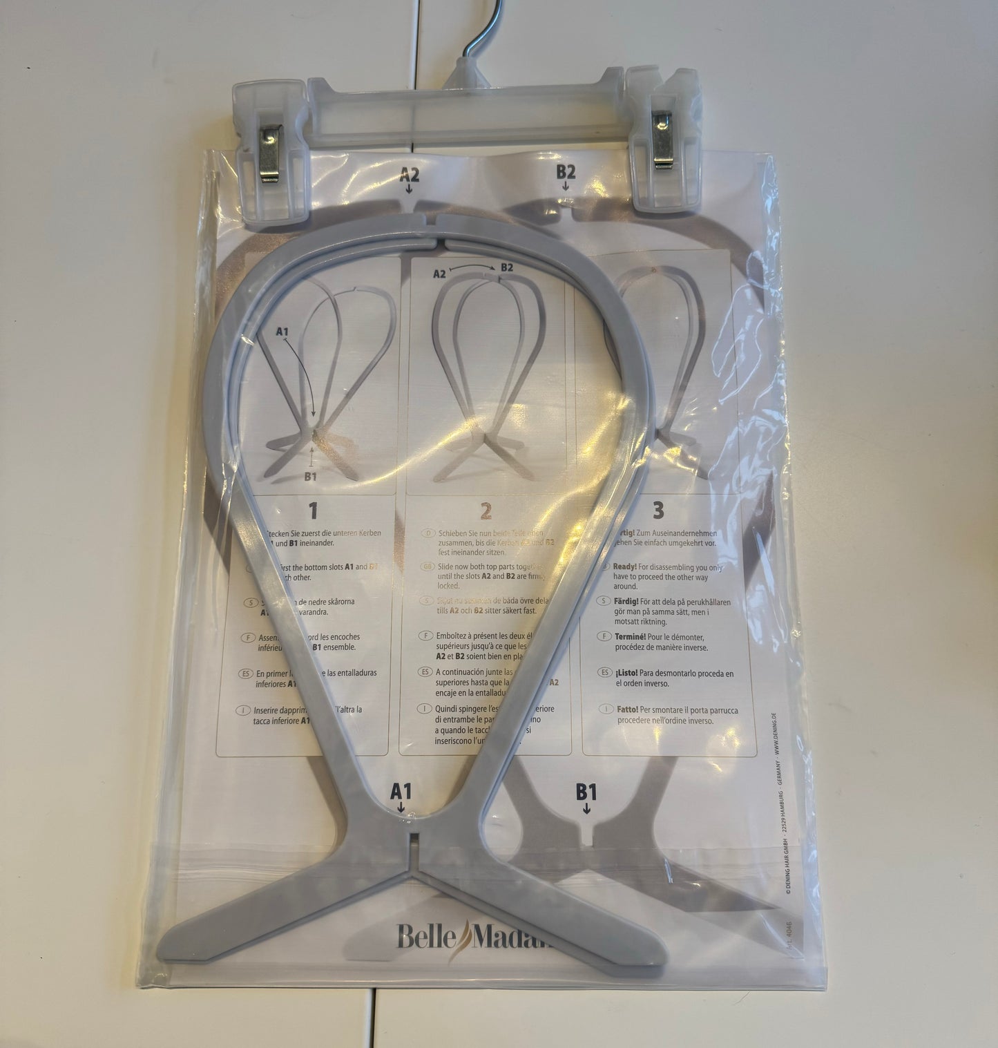 Belle Madame hairpiece stand