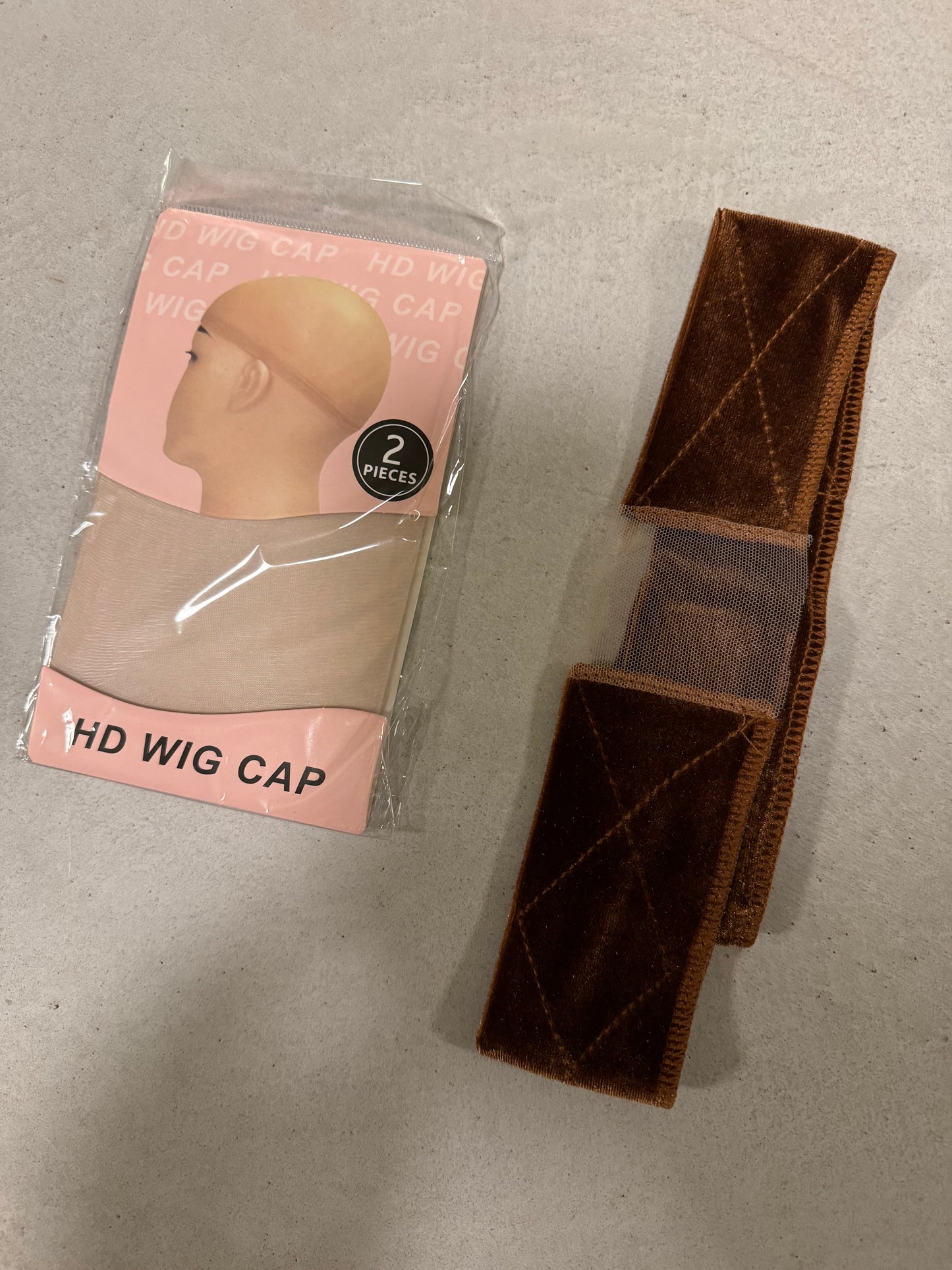 Luxe haarband met lace en extra capje