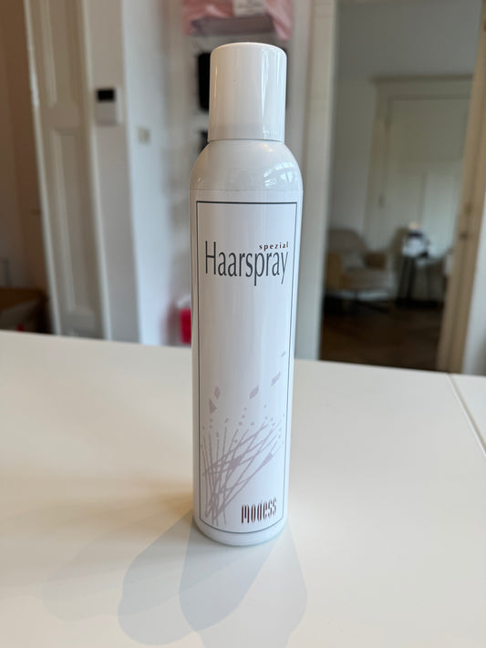 Modess Hairspray for synthetic hairpieces